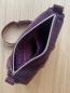 Preview: "Flickenwerk II mit Tasche" - AUBERGINE-PFLAUME